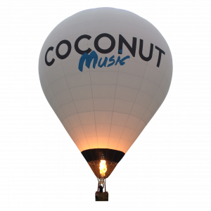 Envol montgolfière; montgolfière coconut music